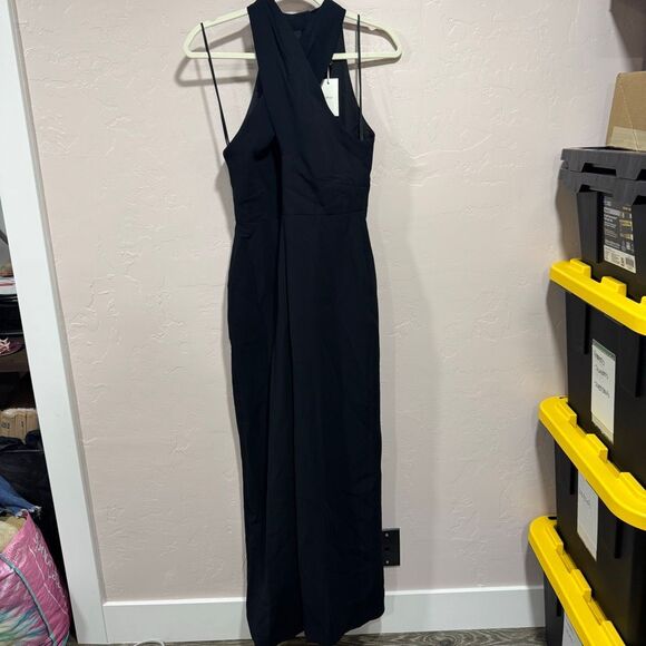 New Aritiza Wilfred Pageturner Jumpsuit Black size 4 - Picture 4 of 10